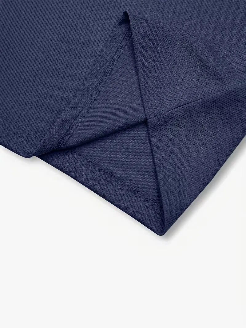 Herresæt Polo og Shorts i Åndbart Stof