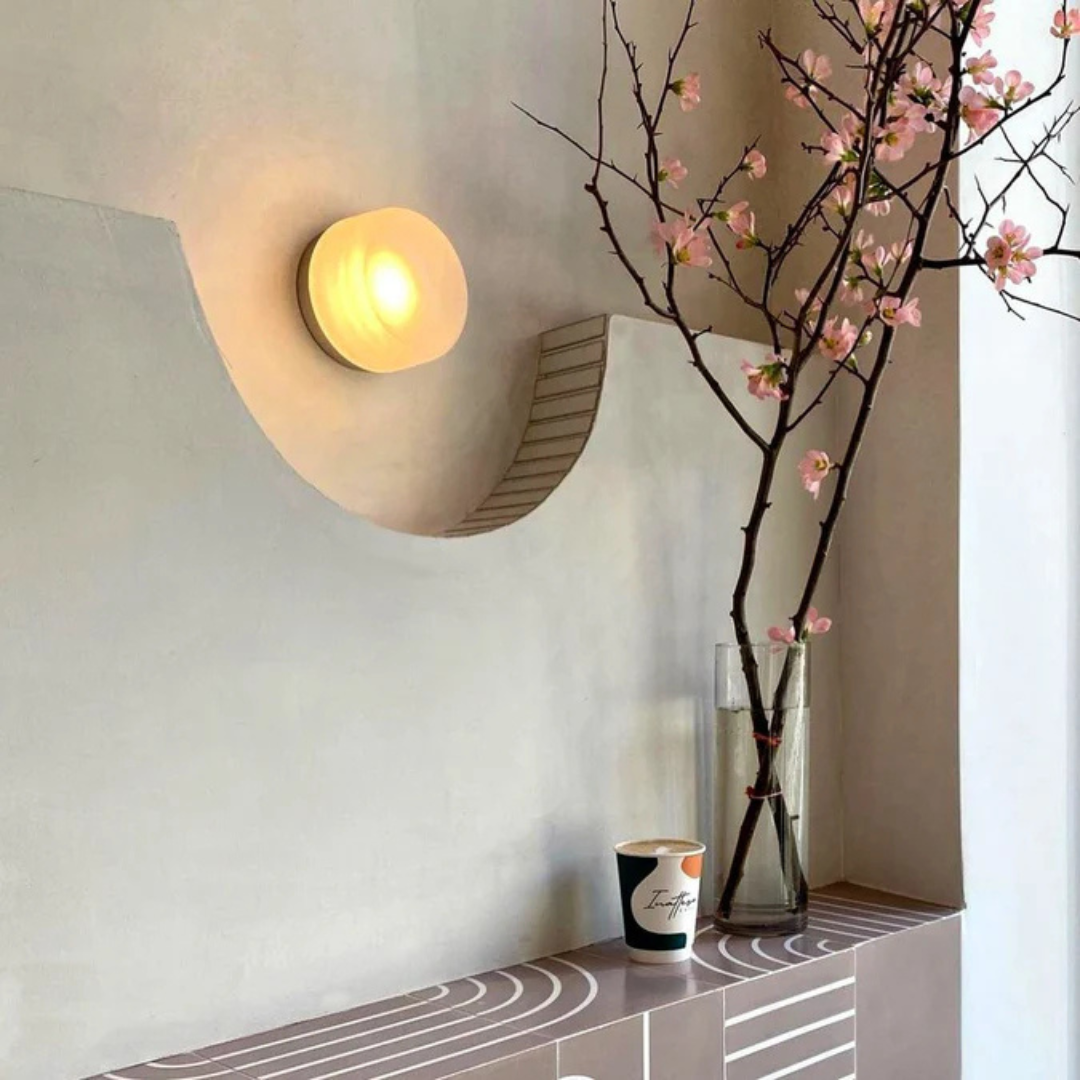 Rund Væglampe LED med Akryl Diffuser