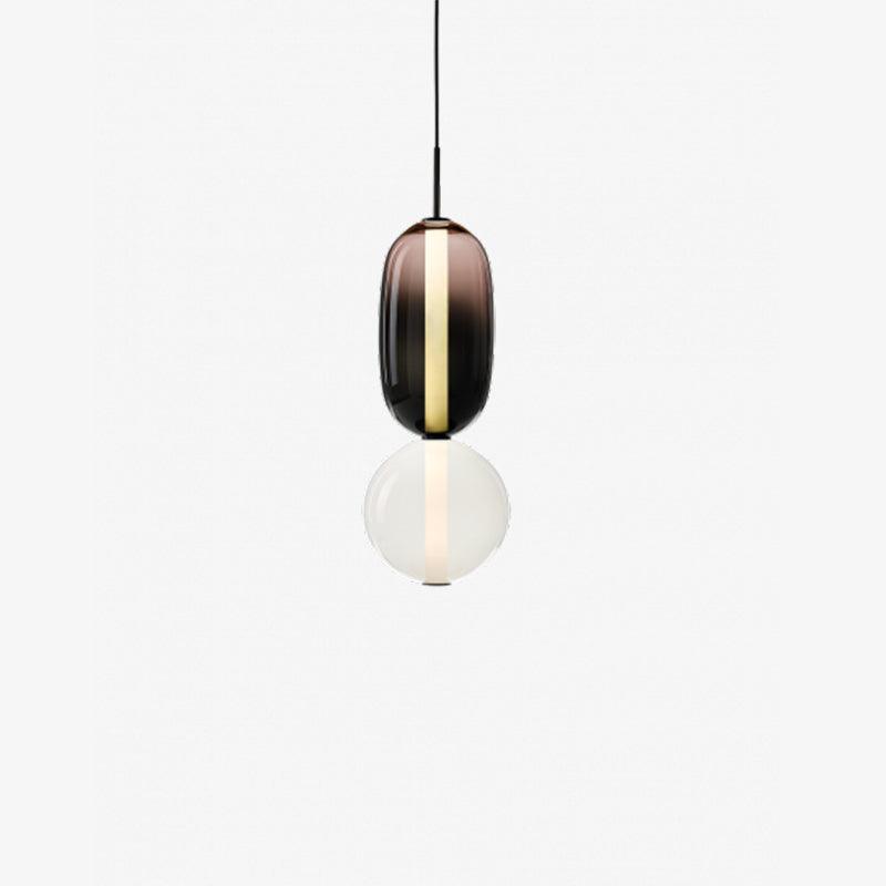 Hængelampe i Farvet Glas – Moderne Glasdesign