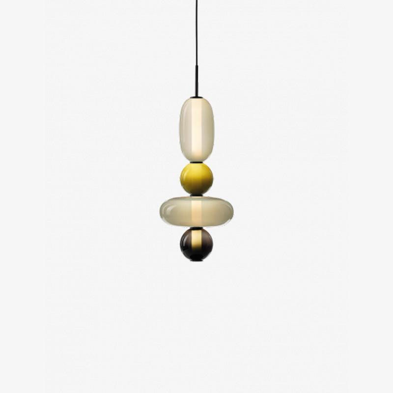 Hængelampe i Farvet Glas – Moderne Glasdesign