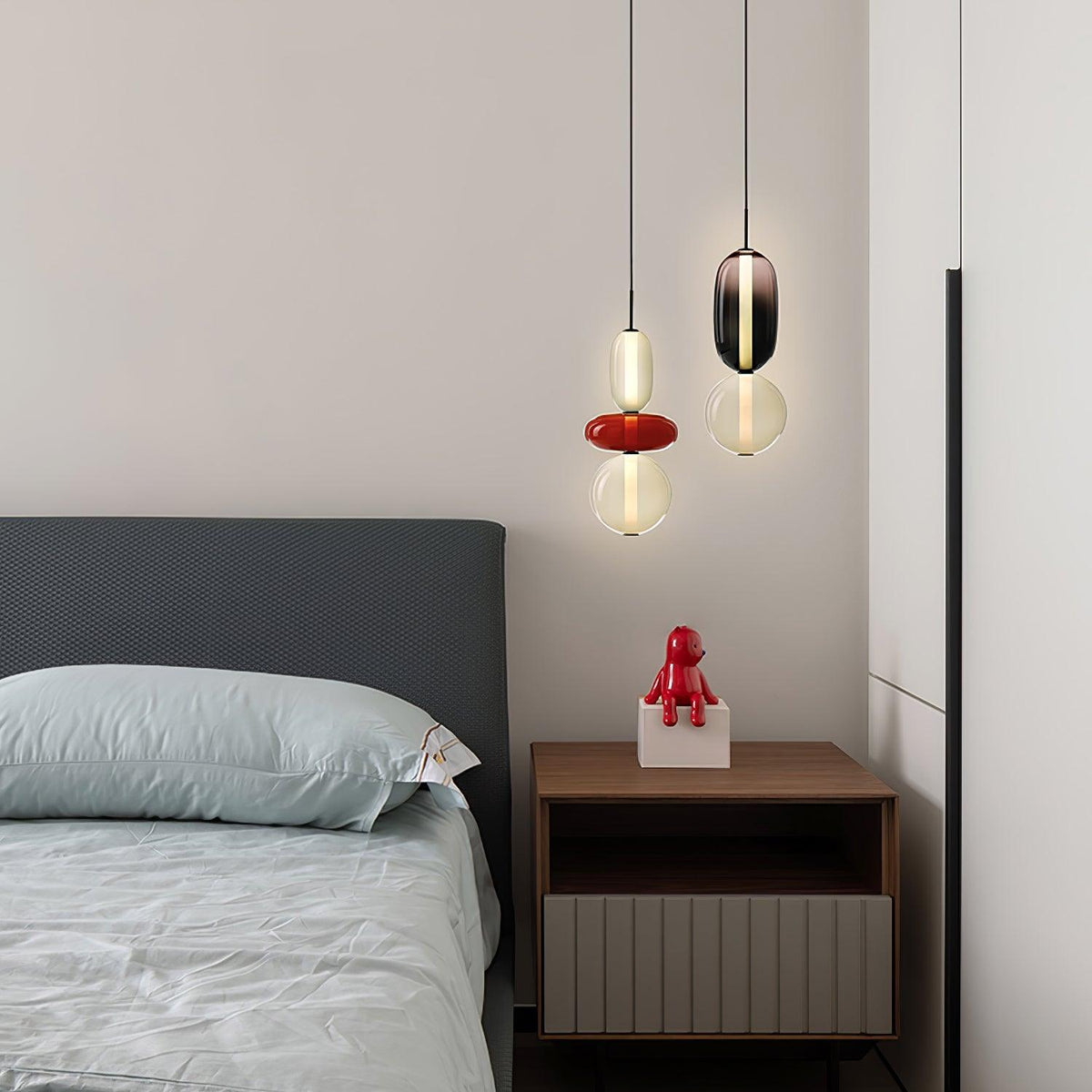 Hængelampe i Farvet Glas – Moderne Glasdesign