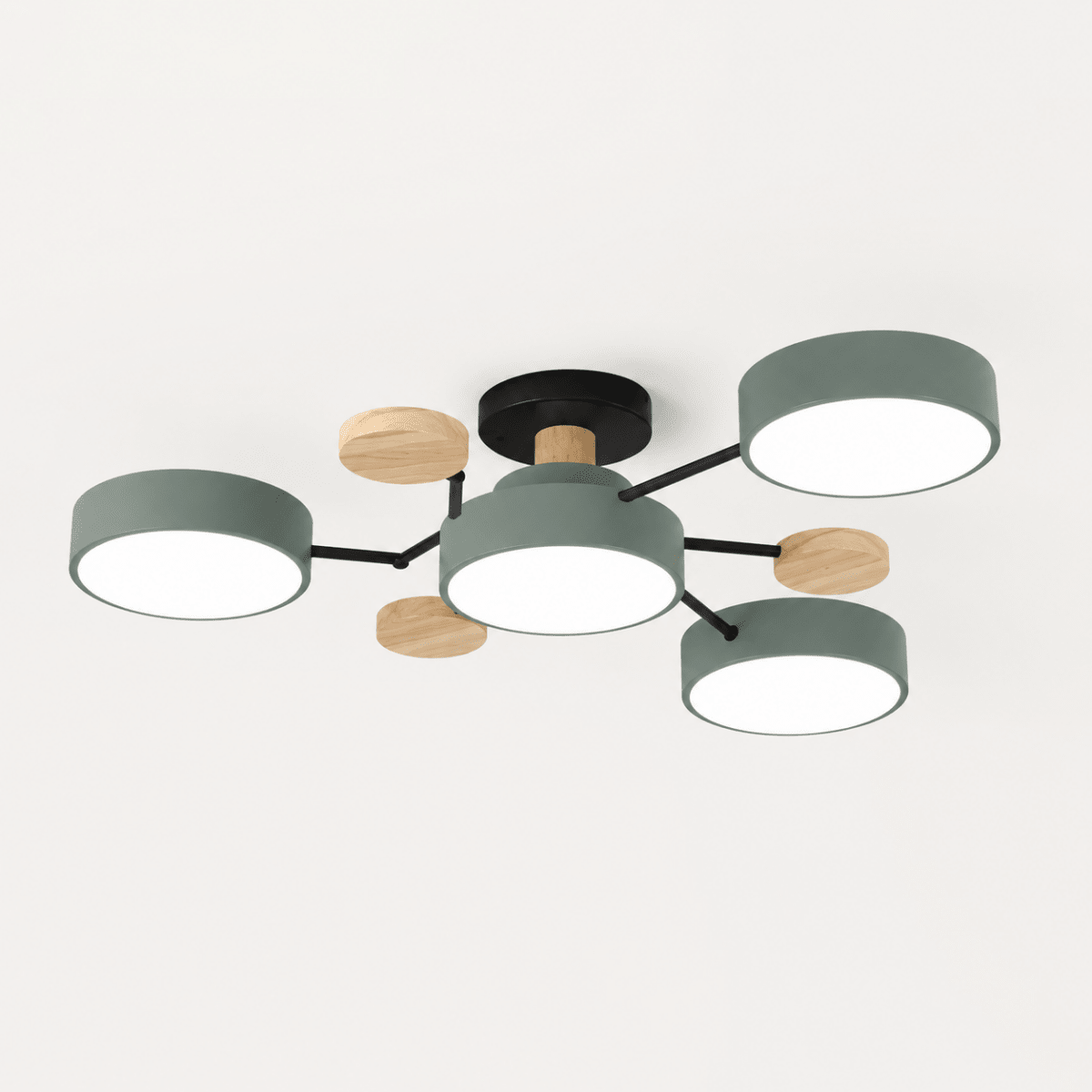 Loftlampe LED Rund Minimalistisk Design – 4/5/6 Kupler