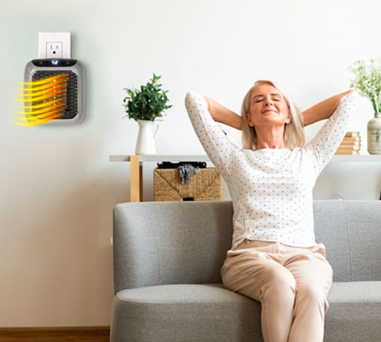 Elektrisk Varmeapparat til Hjemmet - Kompakt Design med Hurtig Opvarmning