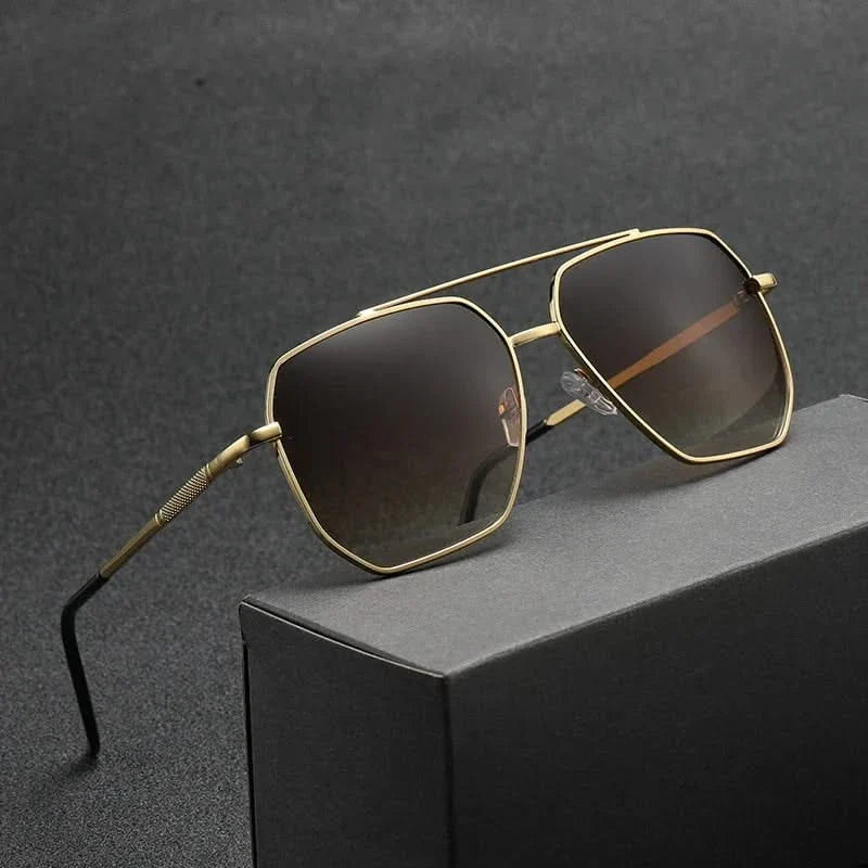 Aviator Solbriller i Metal med UV400-beskyttelse