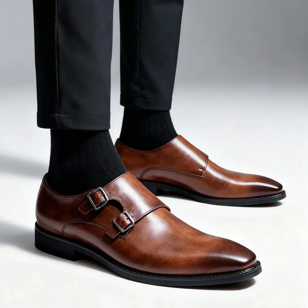 Herre Loafers i Læder med Semi-Blank Finish