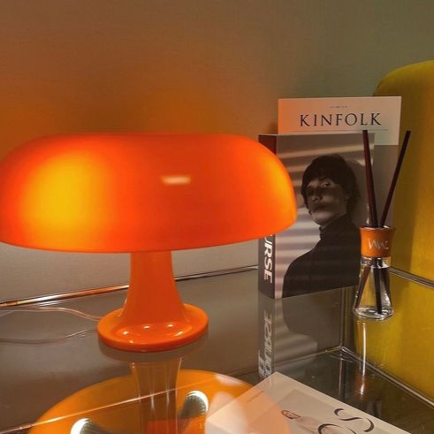 Bordlampe i Svampeform – Skandinavisk Design