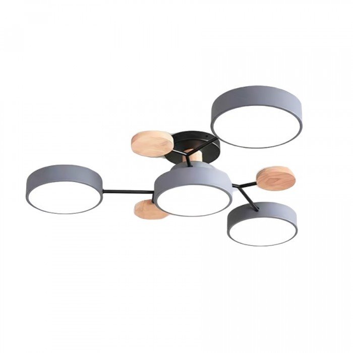 Loftlampe med Grene – Skandinavisk LED Plafond, 4-7 Lyspunkter