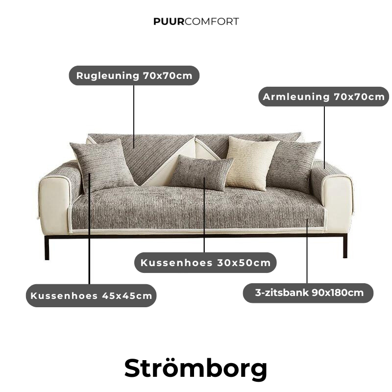 Sofaovertræk i Chenille med Antiridse-beskyttelse