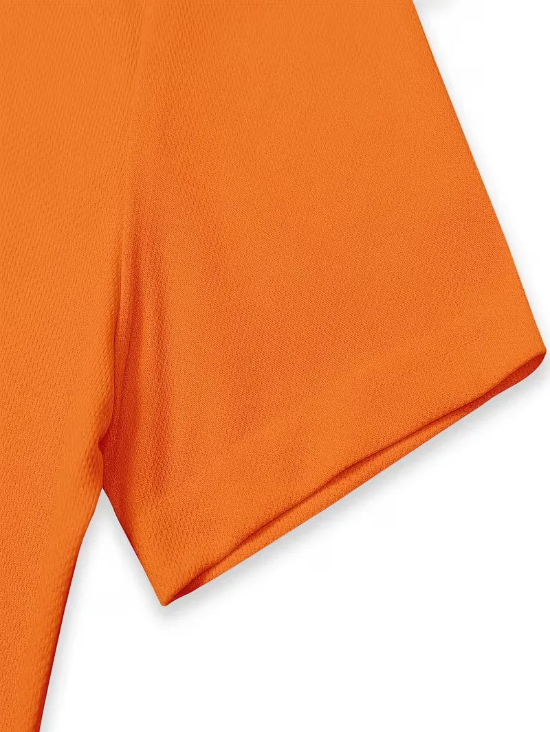 Herresæt Polo og Shorts i Åndbart Stof