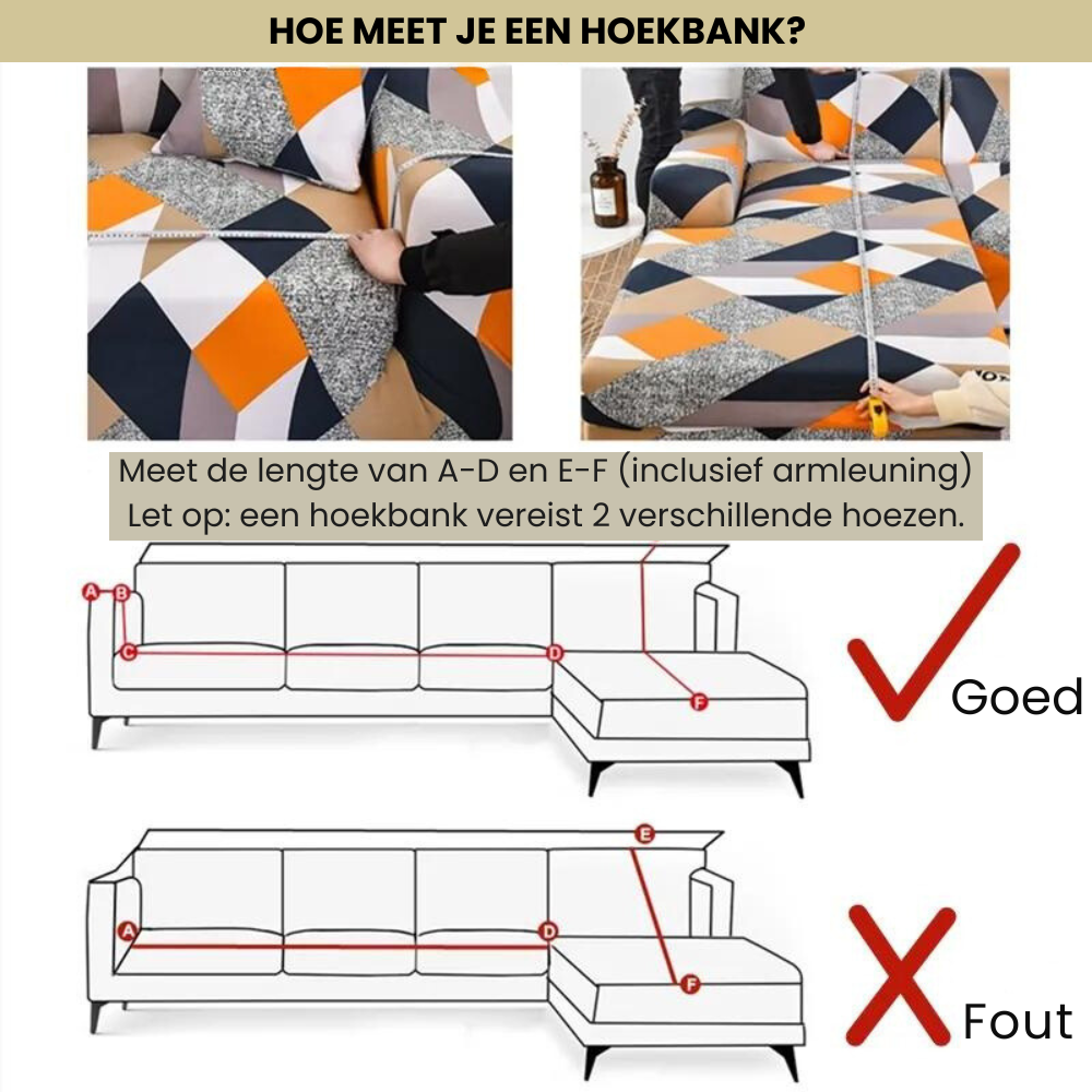 Elastisk Sofabetræk – Vandafvisende Møbelbeskytter