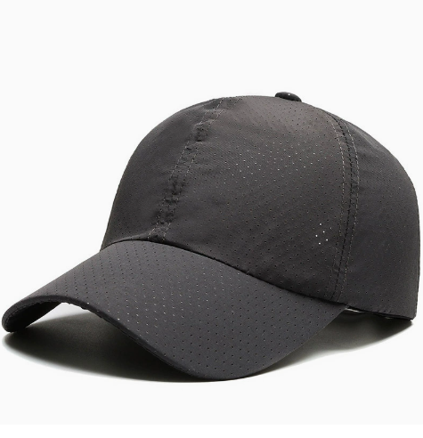 Mesh Sports Cap with Adjustable Buckle - Quick-Drying and UV-Protective