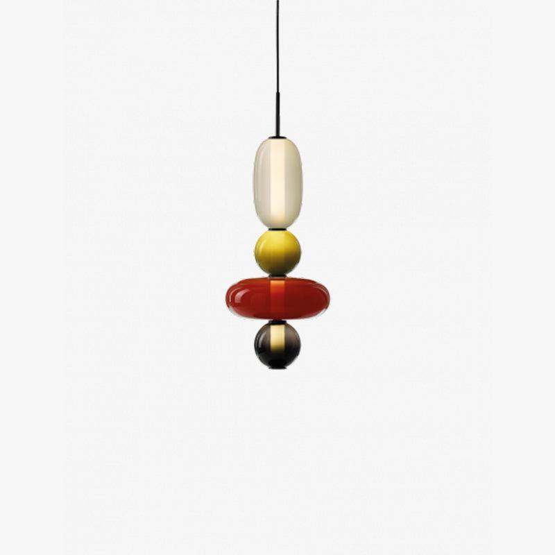 Hængelampe i Farvet Glas – Moderne Glasdesign