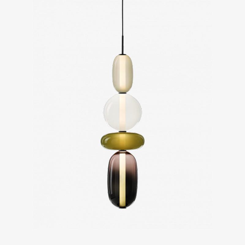 Hængelampe i Farvet Glas – Moderne Glasdesign