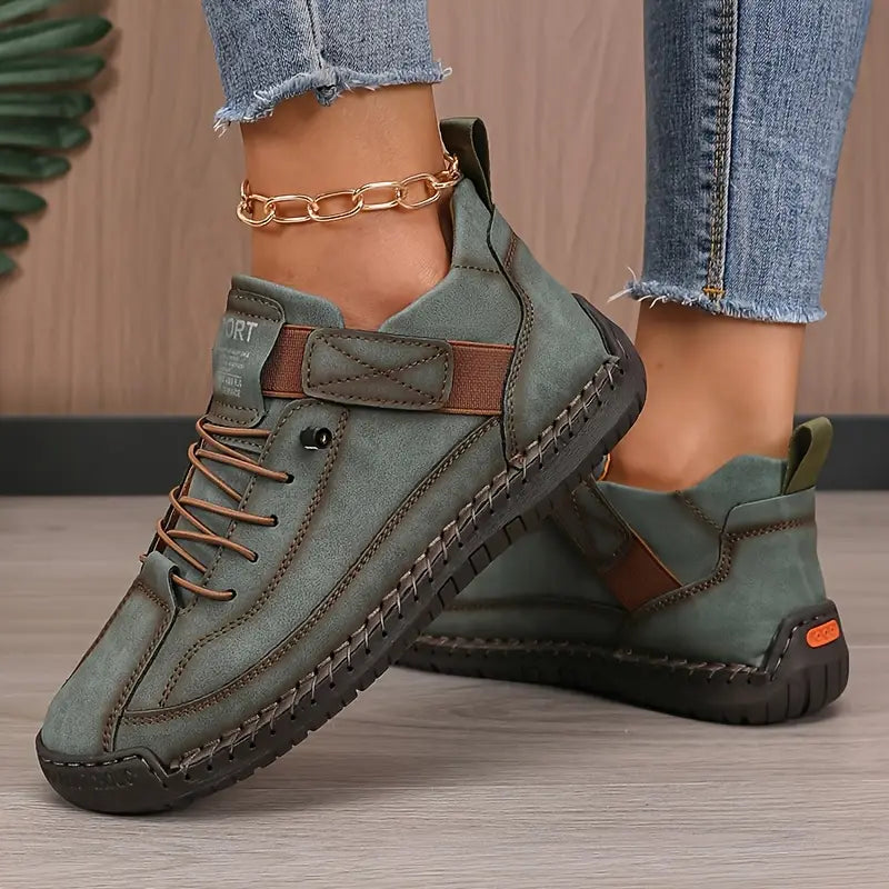 Dame Ortopædiske Sneakers – Slip-On med Ekstra Dæmpning