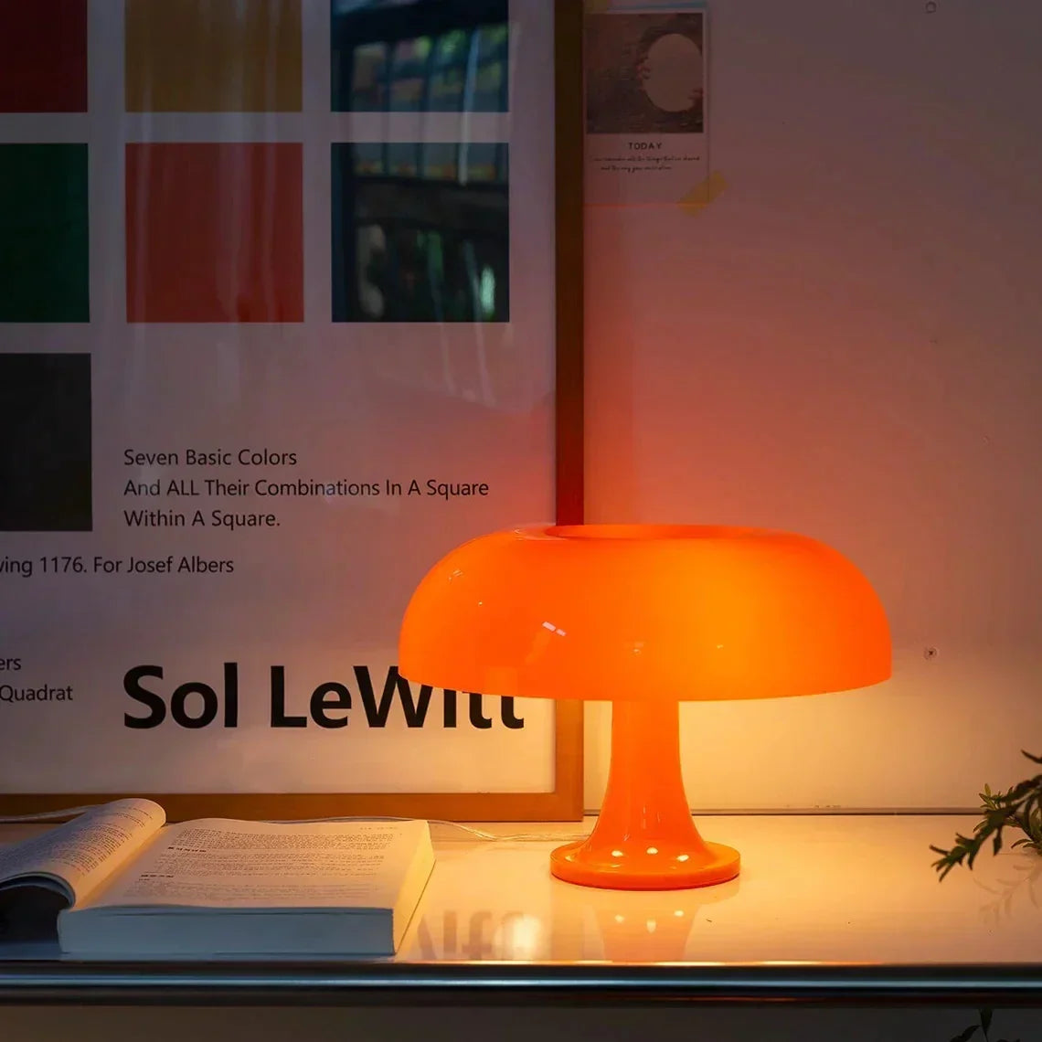 Bordlampe i Svampeform – Skandinavisk Design