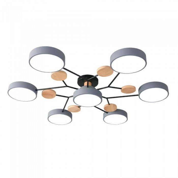 Loftlampe med Grene – Skandinavisk LED Plafond, 4-7 Lyspunkter