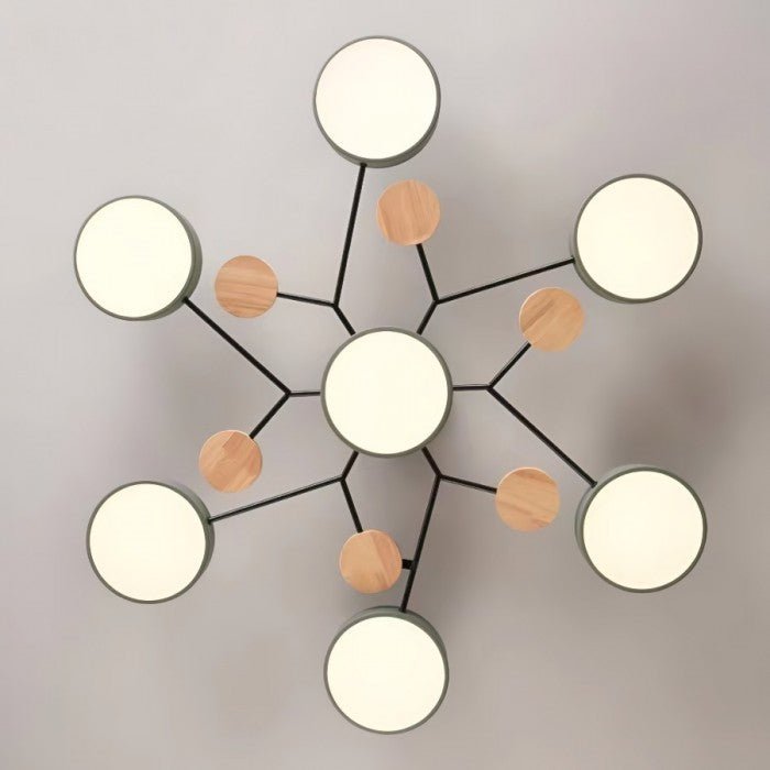 Loftlampe med Grene – Skandinavisk LED Plafond, 4-7 Lyspunkter