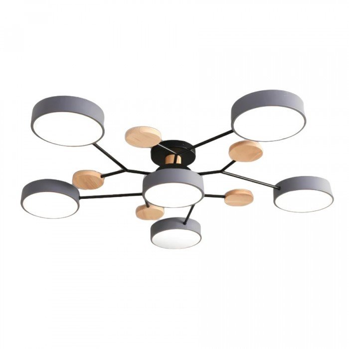 Loftlampe med Grene – Skandinavisk LED Plafond, 4-7 Lyspunkter