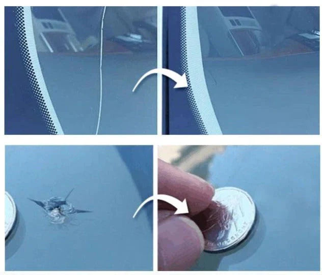 Reparationskit til Revnet Autorude – Glas Reparation